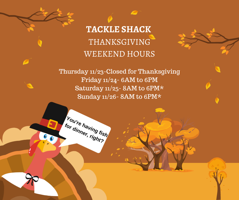 Closed Thanksgiving Day. 8AM-6PM 11/24-11/26